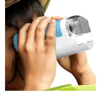 Portable Microscope - 80X-200X Magnification Range, LED Lighting, Compact Portable Size, Transparent Optical Lens | Perfect for Learning Science, Observation