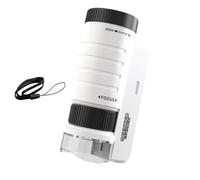 Portable Microscope, Educational Toys, Adjustable Magnification Led Illumination Portable Design User-Friendly Interface Compact Size, Scientist Microscope for Kids Little