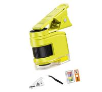 Portable Microscope for Children Includes 10X 30X 60X Magnification Levels and Phone Clip for Observing Magnification