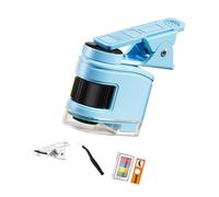 Portable Microscope for Children Includes 10X 30X 60X Magnification Levels and Phone Clip for Observing Magnification