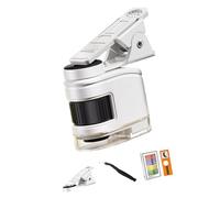 Portable Microscope for Children Includes 10X 30X 60X Magnification Levels and Phone Clip for Observing Kids Portable Microscope with Multiple Magnification for Science Exploration for Classroom Clip