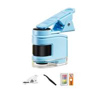 Portable Microscope for Explorers Featuring Multiple Magnification Levels Includes Phone Clip for Fun Kids Portable Microscope with Multiple Magnification for Science Exploration for Classroom Clip to
