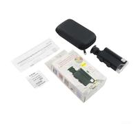 Portable Microscope for Gemology with 200x to 240x Magnification and UV Light, Suitable for Jewelry Authentication and Gem Inspection