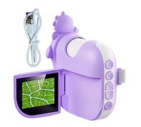 Portable Microscope for,Portable Microscope for,1000X Magnification Cartoon Microscope Camera,8 LED Lights,2 Inch LCD Screen,Dinosaurs Discovery Scope,Learning Game