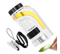 Portable Microscope Kit - Educational Microscopy 50x-300x | Compact Set For Boys Girls, Playful Learning Activity, Nature Observation, Scientific Experience, Classroom, Cade