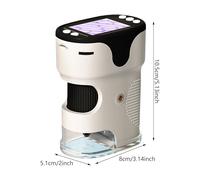 Portable Microscope with LED Light & 32G Memory Outdoor Investigation Microscope for Scientific & Educational Purposes Home Science Microscope