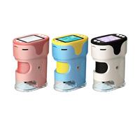 Portable Microscope with LED Light & 32G Memory Outdoor Investigation Microscope for Scientific & Educational Purposes Home Science Microscope