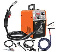 Portable MIG Welder Multifunction IGBT Welding Machine, Professional MMA TIG MIG for Semi-Automatic Repair, Argon CO2 Compatible