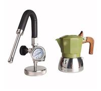 Portable Milk Frother and Steam Boiler, 3-hole Nozzle for Rich Froth, Compatible with Open Flame and Induction Hobs, Ideal for Camping and Outdoor Use