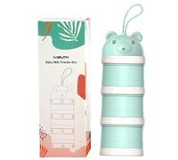 Portable Milk Powder Box | Portable Milk Powder Dispenser Three Compartments Container - Easy to Carry Food Preservation Containers Large Capacity for Feeding for Camping, Picnic