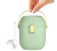 Portable Milk Powder Dispenser | Preparation Dispenser with Spoon - Dustproof Storage for Car Travel Nurseries Stroller Active Mothers