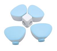 Portable Milk Powder Dispenser Strong Seal Non Spill Container for On The Go Feeding (Blue)