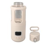 Portable Milk Warmer, 350ML Water and Bottle Warmer Fast Heating for Baby Formula, Versatile Cordless Electric Kettle USB Rechargeable for Travel Car