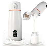 Portable Milk Warmer for Travel, 350ml Large Capacity, Portable Bottle Warmer, Smart Temperature Control, Dual Heating Modes for Breastmilk & Water, Multi Functional Bottle Warmer