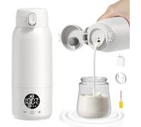 Portable Milk Warmer for Travel,Portable Bottle Warmer, Fast Heating Breast Milk and Formula Warmer with 30W Fast Charger & Long Battery Life, Leak-Proof, Temp Control for Car, Airplane Travel