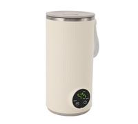 Portable Milk Warmer & Mixer | 400ML Stainless Steel, USB Rechargeable, Dual 3000mAh Battery, Heats to 55°C, Travel Baby Bottle Warmer, Built-in Stirrer