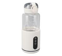 Portable Milk Warmer, Rechargeable Portable Bottle Warmer, Cordless USB, Li Battery Built in Fast Charging, 55℃ Large Capacity, Safe Heating for Outdoor, Compact 300ML