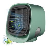 Portable Mini Air Conditioner,desktop Cooling Fan with 3 Wind Speeds & Led Night Light,instant Cooling & Humidifies The Air,portable Ac Units for Car
