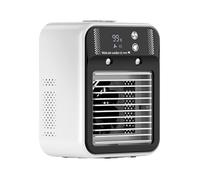 Portable Mini Air Cooler Rechargeable - 500ml Personal Evaporative Cooler for Bedroom & Car, 3000mAh Battery, Quiet Operation, Colour Changing Lights | USB-Powered Mini Air Conditioner
