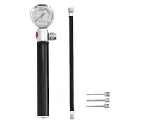 Portable Mini Bike Air Pump with Precise Pressure Gauge, Lightweight and Compatible with Various Valves