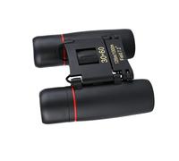 Portable Mini Binoculars Compact Night Vision Telescope with Wide Field of View for Outdoor Hiking and Nature Observation Foldable Design in Black Blue Membrane