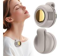 Portable Mini Bladeless Electric Fan, Silent Hands-Free Clip Cooling Fans, Small Whirlwind Clip Waist Neck Fan with 3 Adjustable Speeds, Wearable Personal Mini Fans for Outdoor/Indoor/Office/Travel