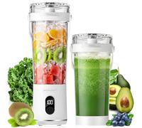 Portable mini Blender for Smoothies, Juices & Protein Shakes - 600ml Personal Blender, 26000RPM Motor with 12 Blades, Magic Bullet Blender, One-Touch Operation, Rechargeable smoothie maker