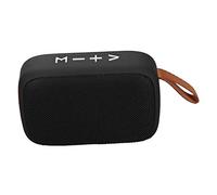 Portable Mini Bluetooth Speaker, Mini Wireless Speaker Stereo Subwoofer Support Memory Card Bluetooth Tiny Speaker with Hand Strap for Outdoor Travel Black