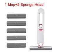 Portable Mini Cleaning Mop Powerful Squeeze Mop Folding Absorbent Mop Desktop Wi