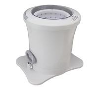 Portable Mini Dehydrator, High Capacity Manual Dehydrator 2500RPM Lightweight for Underwear for Travel for Dorm for Baby Clothes for Socks (White)