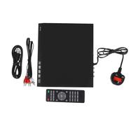 Portable Mini Dvd Player for Home Tv Use, Black Abs Compact Design