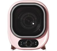 Portable Mini Electric Clothes Dryer, Front Load Compact Tumble Laundry Dryer with 0.8kg Capacity Stainless Steel Tub, 450W Electric Dryer for Apartment, Dorm - Space Saving and Efficient Solution