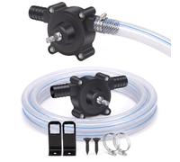 Portable Mini Electric Drill Pump Hand Drill Operated Water Pump | Diesel engines oil liquid water hand self-priming transfer pumps fast pump speed