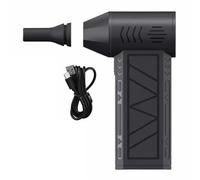 Portable Mini Electric Turbo Blower with Bright LED Light, Perfectly Designed for Clearing Away Winter's Mess from Driveways (A)