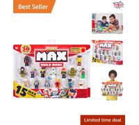 Portable Mini Figure Set - 15 High-Quality Figures Compatible with Major Brands