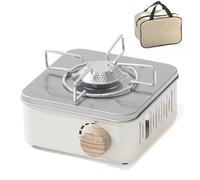 Portable Mini Gas Stove - Butane Camping Stove for Outdoor Cooking, Picnics, Indoor Use, and Emergencies with Carrying Bag
