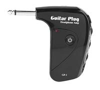 Portable Mini Guitar Headphone Amplifier with British Distortion Effect for Rock Musician Black