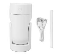 Portable Mini Humidifier Small Cool Mist Humidifier with Intelligent Constant Humidity Technology 360 Degree Rotation Spray USB Charging for Bedroom Desktop Home Office ABS (White)