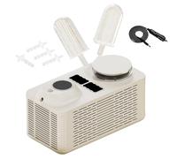 Portable Mini Ice Pop Maker, 150W Homemade Popsicle Machine with 4 Sticks, Makes 2 Popsicles in 30 Mins, Fast Freezing Design,for Home, Office, Camping, Car, RV and Daily Travel