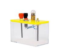 Portable Mini LED Solution Conductivity Tester Electrolyte Ionic Conduction Electrochemistry Experiment Apparatus Physical Chemistry Teaching Instrument for Junior High School Science Labs
