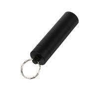 Portable Mini Medicine Bottle Keychain Aluminum Alloy - Outdoor Travel Essential with Three Compartments