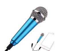 Portable Mini Microphone - Clip on Recording | 5.8x1.8x1cm Aluminum Alloy Audio with Clear Voice Capture, Compact Speech Microphone for Podcast Streaming, Filming, Travel