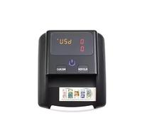 Portable Mini Money Counter Rechargeable Counterfeit Bill Detector LED Display Automatic Detection for US Dollar and Euro