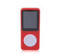 Portable Mini MP3 MP4 Player Bluetooth-compatible 5.0 Video Music Playing Speaker Build-in Microphone E-Book Reader Red 64G