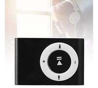 Portable Mini MP3 Player, with Clip, Lightweight Long Battery Life, Sports MP3 Player, 8GB Memory Expansion Slot, Back-clip Design for Sports (Black)