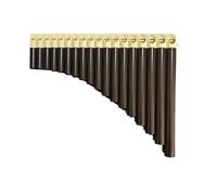 Portable Mini Pan Flute 16/18 Pipes Panflute C Key ABS Plastic Pan Flute Removable Mouthpiece Music Instrument Flauta De(Black 18 pipes)