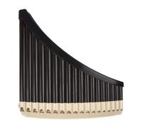 Portable Mini Pan Flute 1pc Pan Flute 16/18 Pipes Panpipes AC Tone Tunable Flauta Abs Base Panflute Professional Pipe Musical Instrument(18 Hole-Brown)