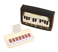 Portable Mini Piano - Musical Keyboard with 15 Keys, Hand Instrument, Beginner Toys for Kids, Creative Sound Game, Compact Electronic Piano Gift, Teaching Aid | Perfect Music Story