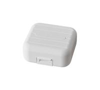 Portable mini Pill Box Sealed Pill Portion Storage (White【Small】)