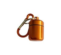 Portable Mini Pill Case Keychain Box Waterproof Travel Container Bottle with Keyring for Medicine Ear Plug Jewelry